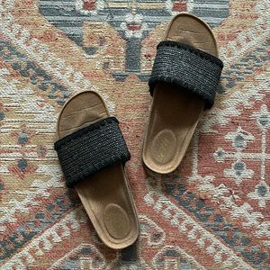 Aerie woven slides